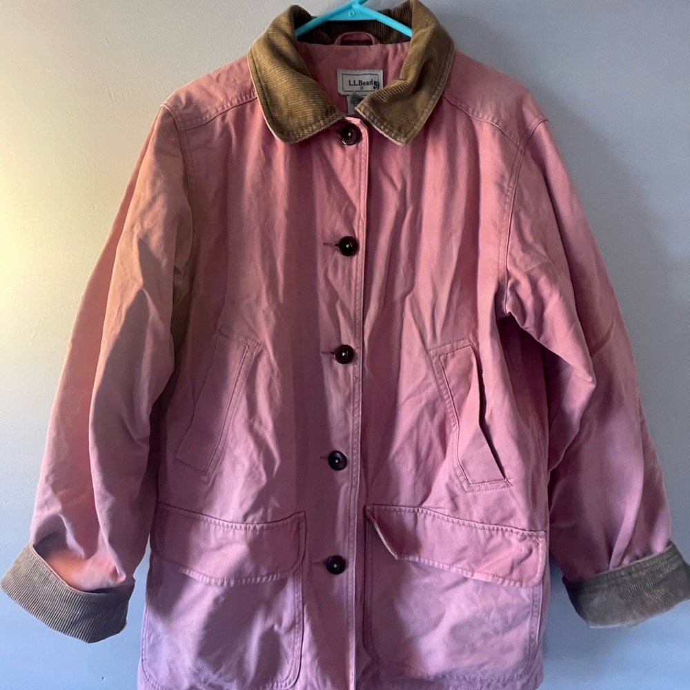 LL Bean Vintage Pink Chore Coat